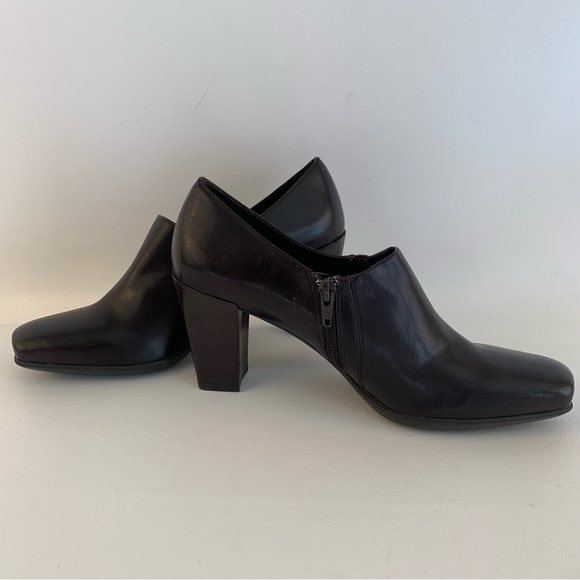 Franco Sarto Brown Vegan Leather Booties - Picture 8 of 8